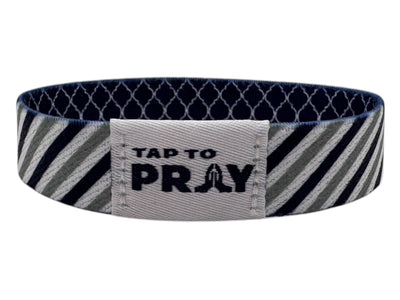 Tap To Pray™ Wristbands - Graphite & Ink: Small