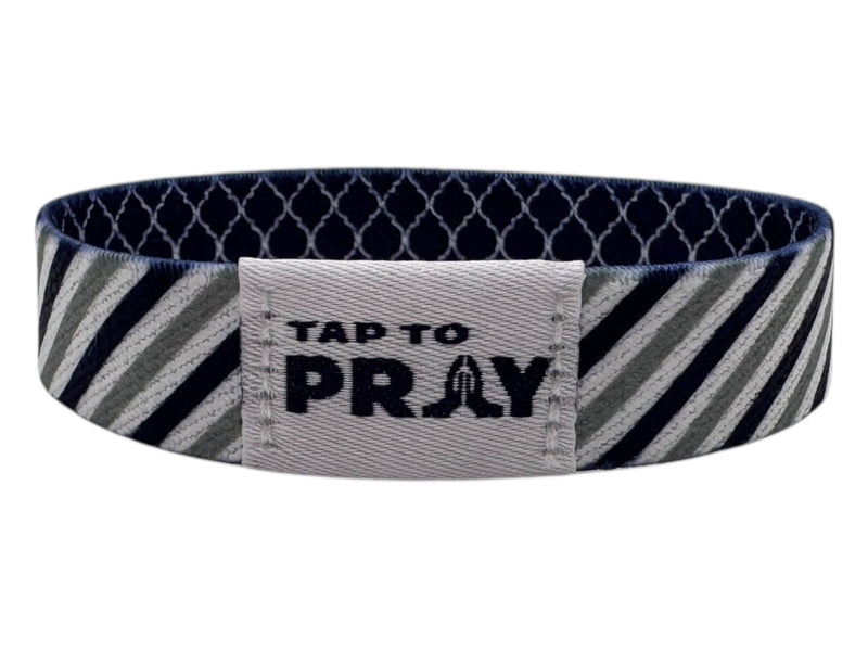 Tap To Pray™ Wristbands - Graphite & Ink: Small