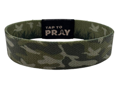 Tap To Pray™ Wristbands - Waterfowl Camo: X-Large