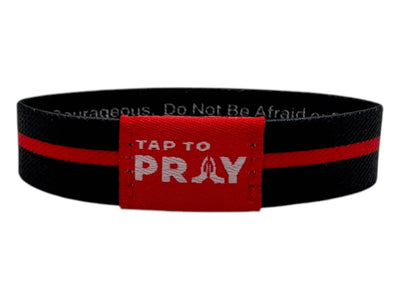 Tap To Pray™ Wristbands - First Responders Firefighters: Large