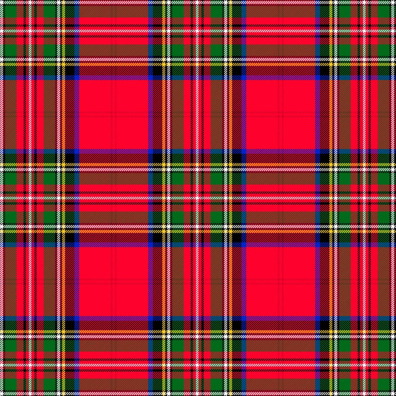 Red and Green Christmas Tartan - Prosecco Collection