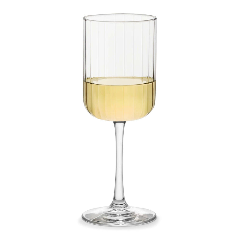 Libbey Paneled All Purpose Wine Glasses, 13.5oz