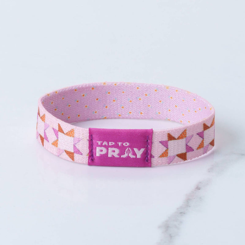 Tap To Pray™ - Kingfolk Series Wristband - Covered by His Promises: X-Small