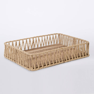 415 - Wooden Rope Tray: Large