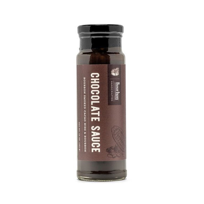 CHOCOLATE SAUCE Bourbon Smoked Cacao Nibs Bourbon