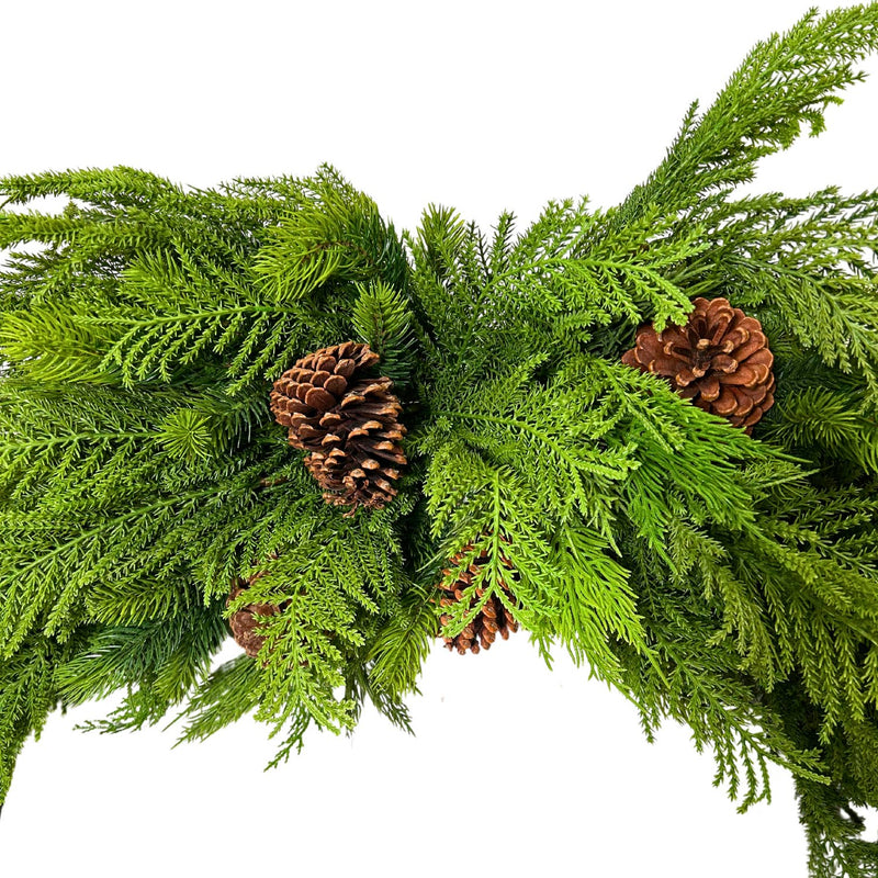 Mixed Christmas Cypress Swag/Garland 82&