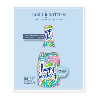 Happy Birthday Floral - Prosecco Collection