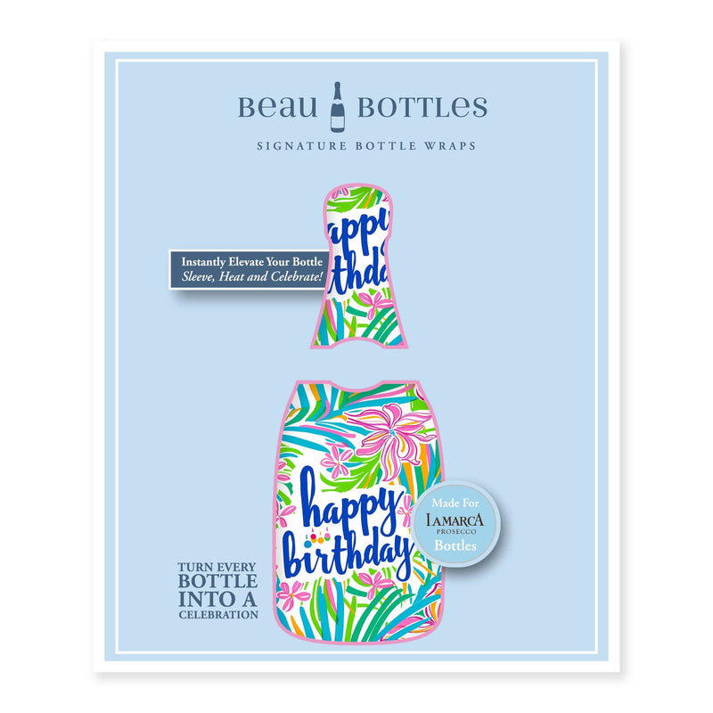 Happy Birthday Floral - Prosecco Collection