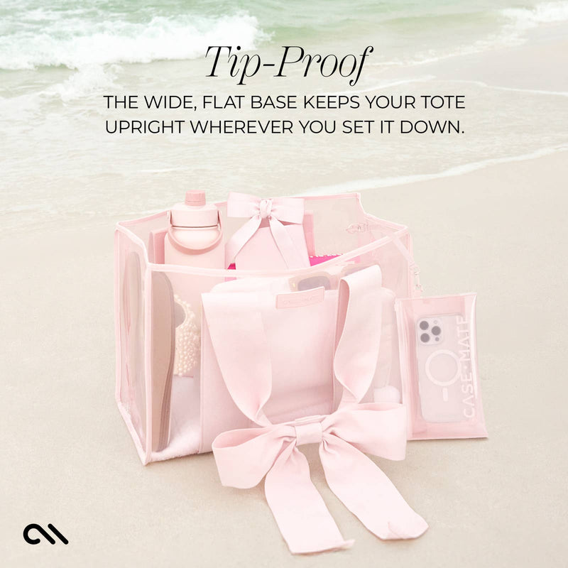 Pink | Bow Tote w/Phone Pouch