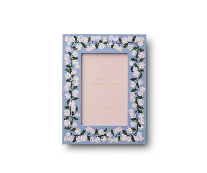 Hydrangea Paper Wrapped Picture Frame