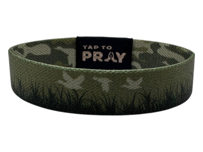 Tap To Pray™ Wristbands - Waterfowl Camo: X-Large
