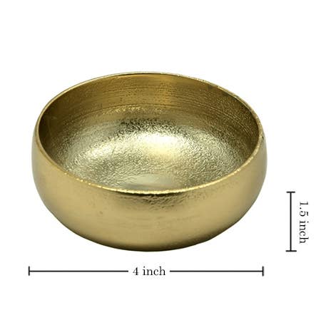 Gilded Texture Bowl, Small, 6