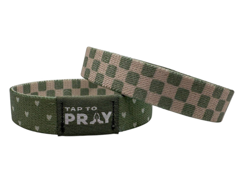 Tap To Pray™ Wristbands - Cottage & Tile: Large