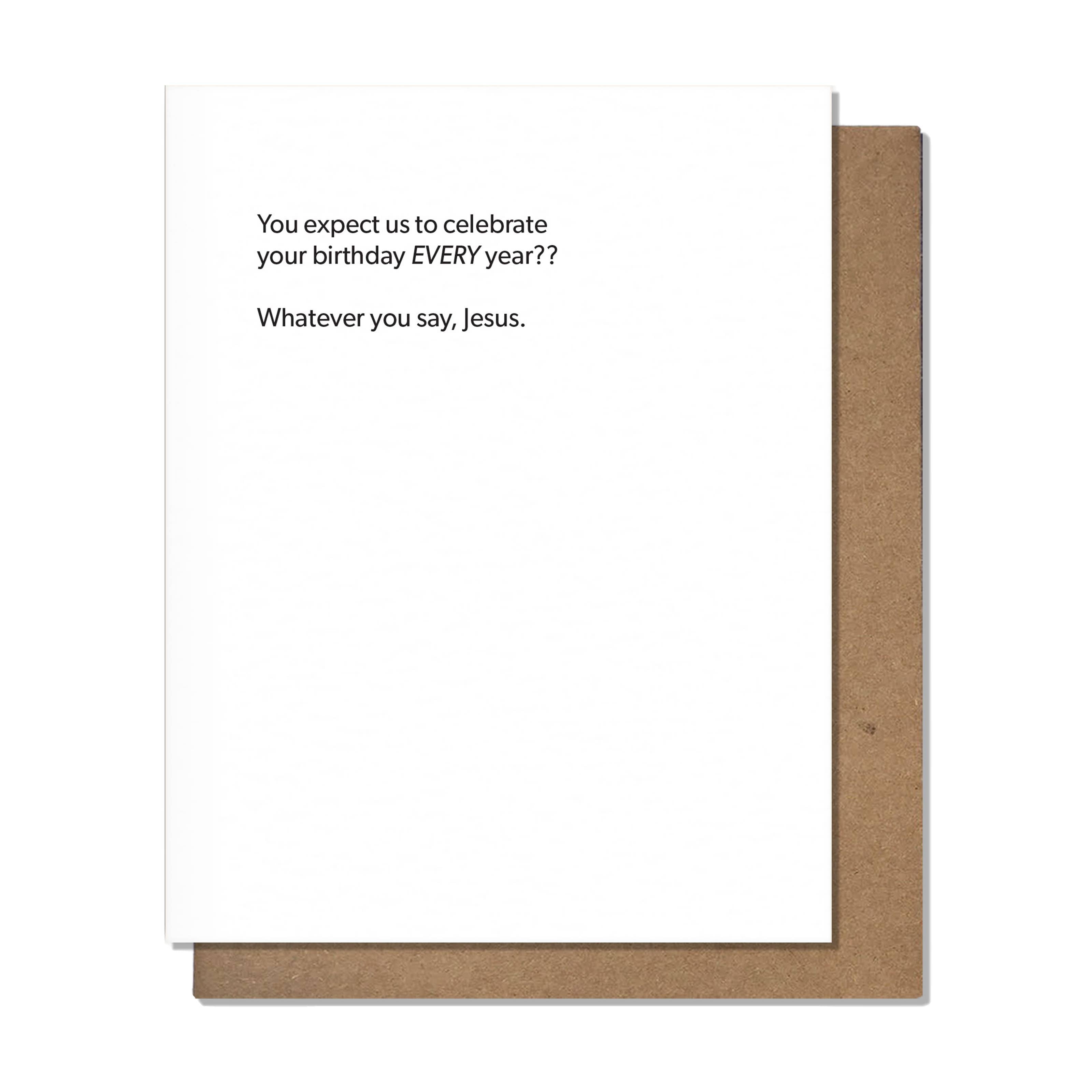 Whatever Jesus - Birthday Card – Hollowood at Home
