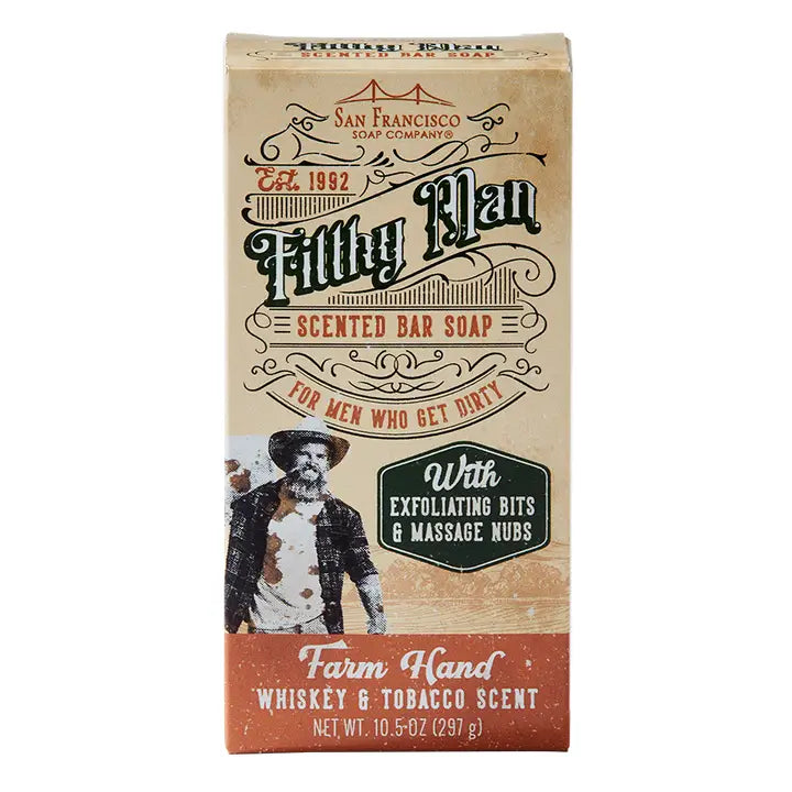 "Farm Hand" Whiskey& Tobacco | Filthy Man Soap