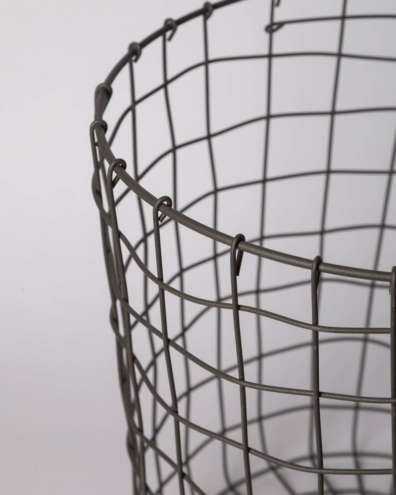 308 - Round Iron Basket: Large
