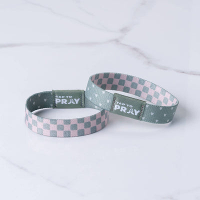 Tap To Pray™ Wristbands - Cottage & Tile: X-Small