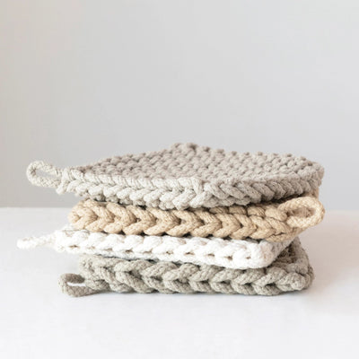 Cotton Crocheted Pot Holders