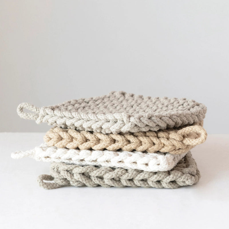 Cotton Crocheted Pot Holders