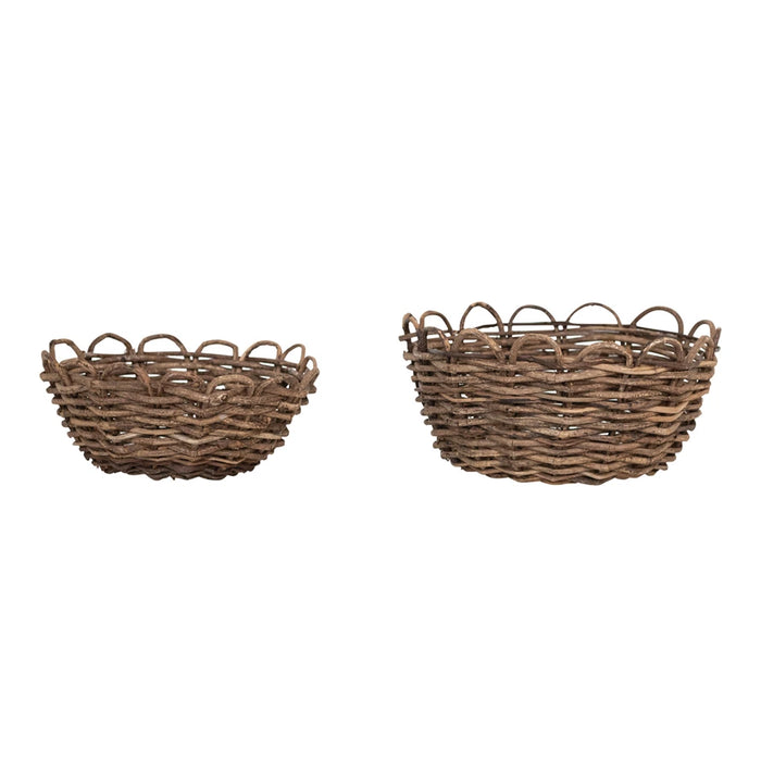 Scalloped Baskets