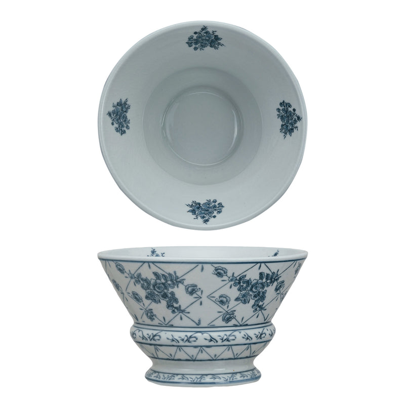 Hand-Painted Vintage Reproduction Planter/Bowl (Each One Will Vary)