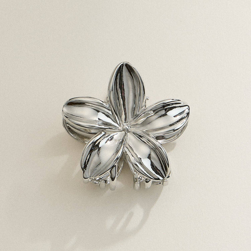 Metal Flower Hair Claw Clip: SV