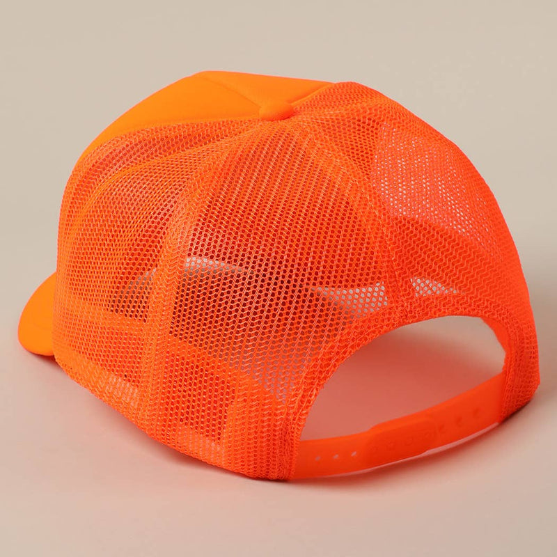 JESUS SAVES I SPEND Trucker: TAN