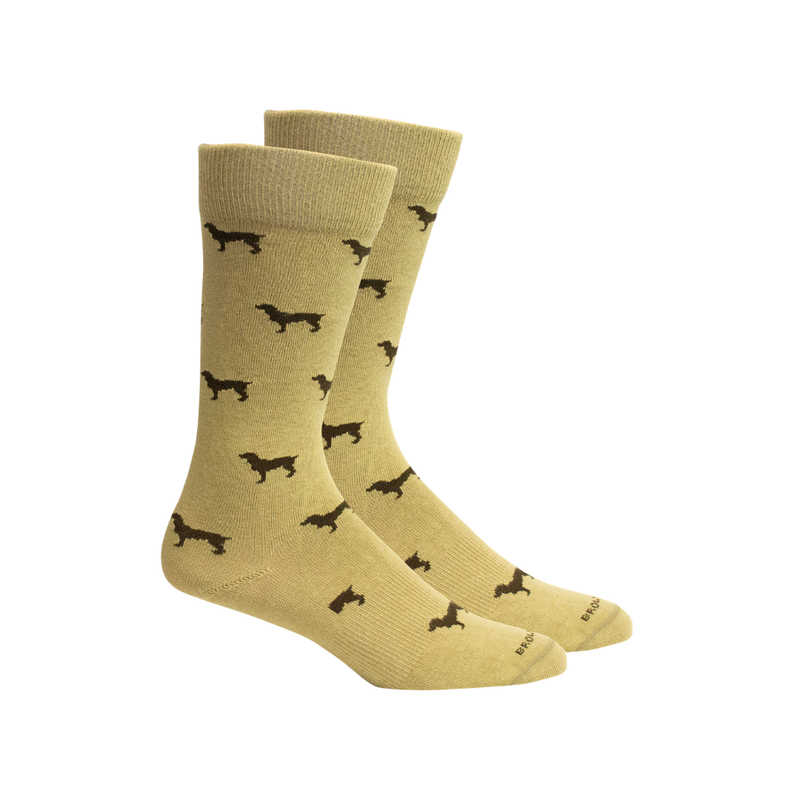 Beau (Boykin) Socks: Khaki
