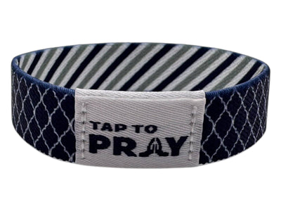 Tap To Pray™ Wristbands - Graphite & Ink: Small