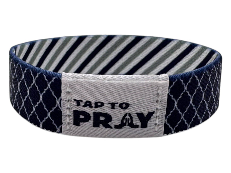 Tap To Pray™ Wristbands - Graphite & Ink: Small