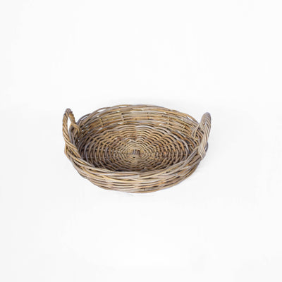 Rattan Round Tray | 20" D