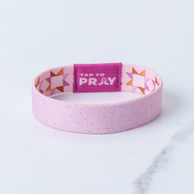 Tap To Pray™ - Kingfolk Series Wristband - Covered by His Promises: X-Large