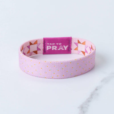 Tap To Pray™ - Kingfolk Series Wristband - Covered by His Promises: Small