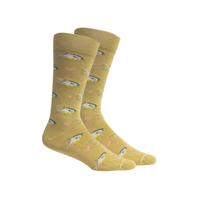 Duffy's (Permit Fish) Socks: Khaki