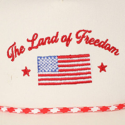 The Land of Freedom  Hat: Red