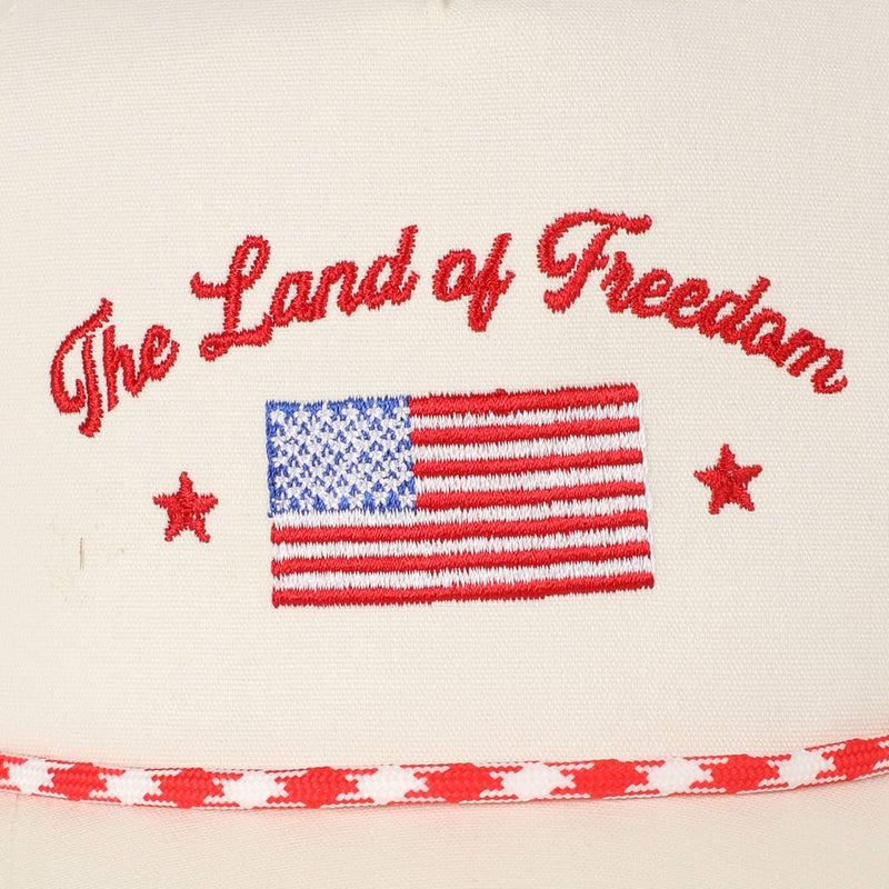 The Land of Freedom  Hat: Red