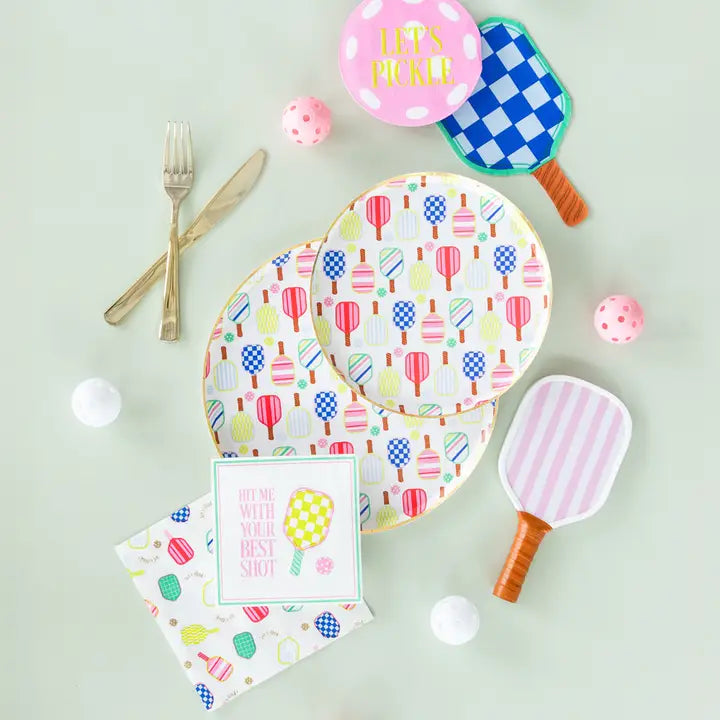 Pickleball Social Club Dessert Plates