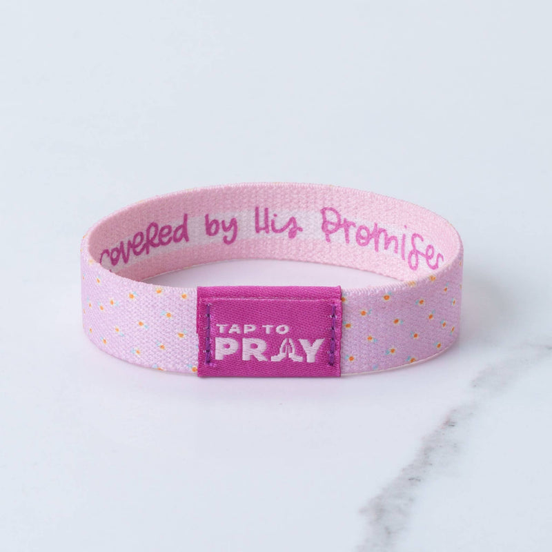 Tap To Pray™ - Kingfolk Series Wristband - Covered by His Promises: X-Small