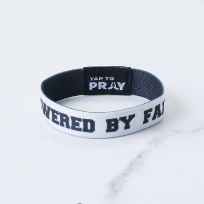 Tap To Pray™ Wristbands - Jesus Is Lord: Small / Jesus is Lord / Powered by Faith