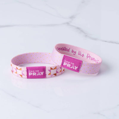 Tap To Pray™ - Kingfolk Series Wristband - Covered by His Promises: Large