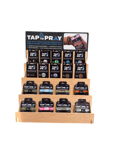 Tap To Pray™ Wristbands - Jesus Is Lord: Medium / Jesus is Lord / Powered by Faith