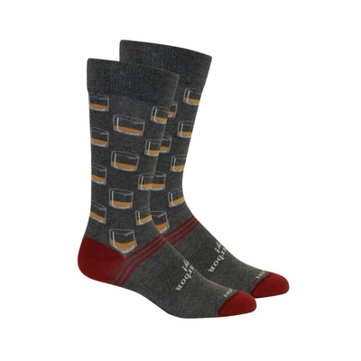 Neat (Bourbon) Socks: Grey Heather