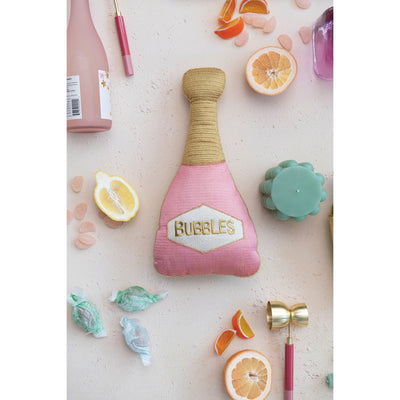 Bubbles Bottle Shaped Pillow