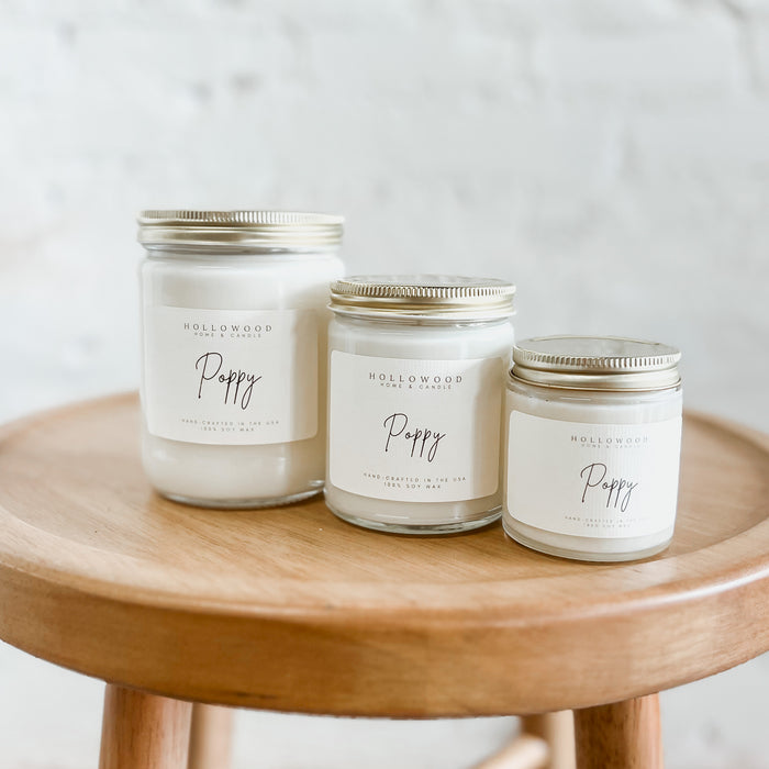 POPPY | GLASS JAR