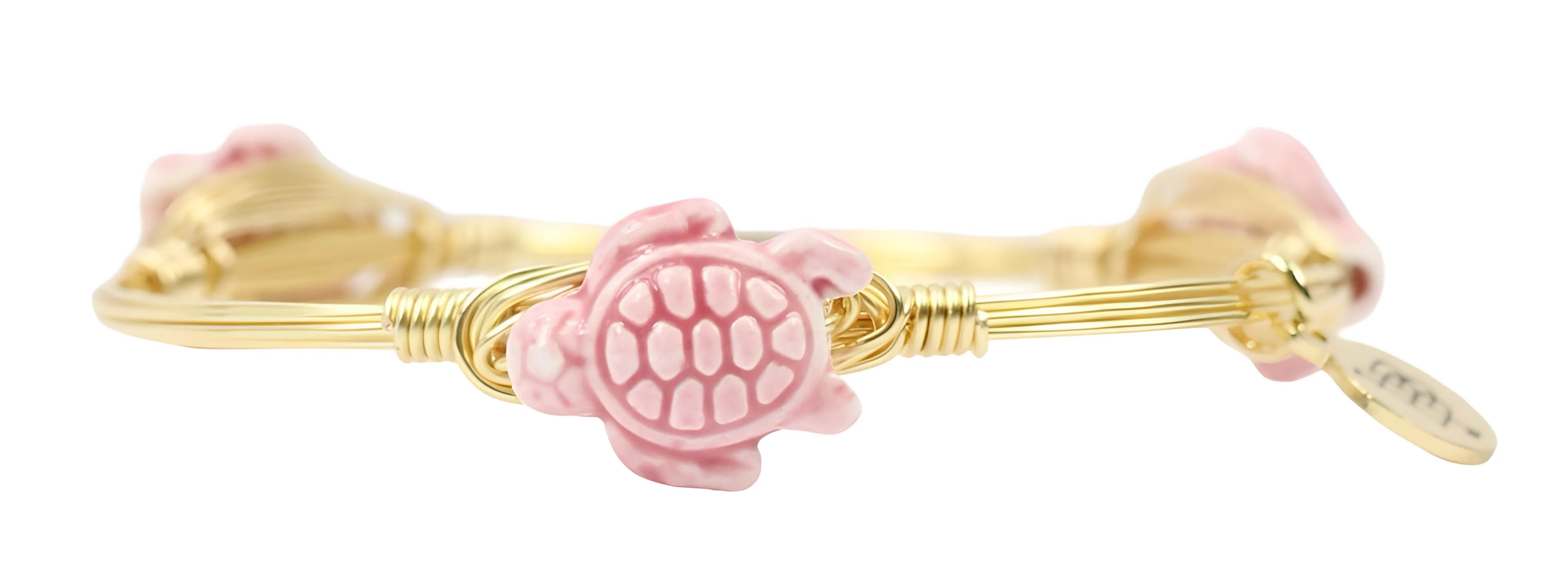 The Pink Turtle Bangle Bracelet – Hollowood at Home