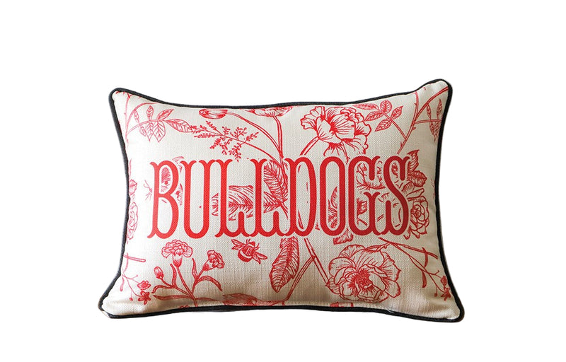 Georgia Bulldogs Toile Pillow