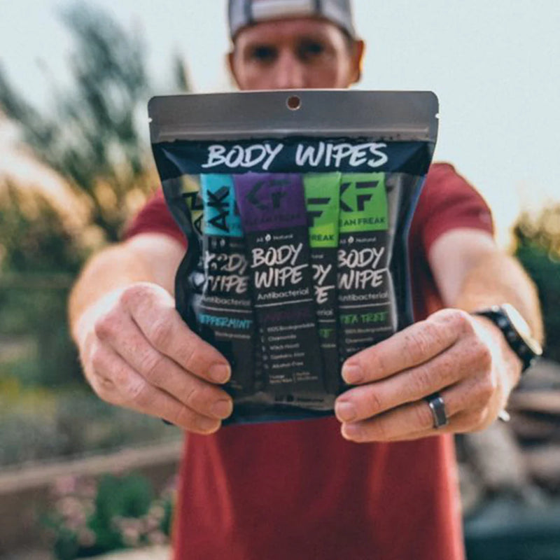 12 Pack BODY WIPES - KLEAN FREAK