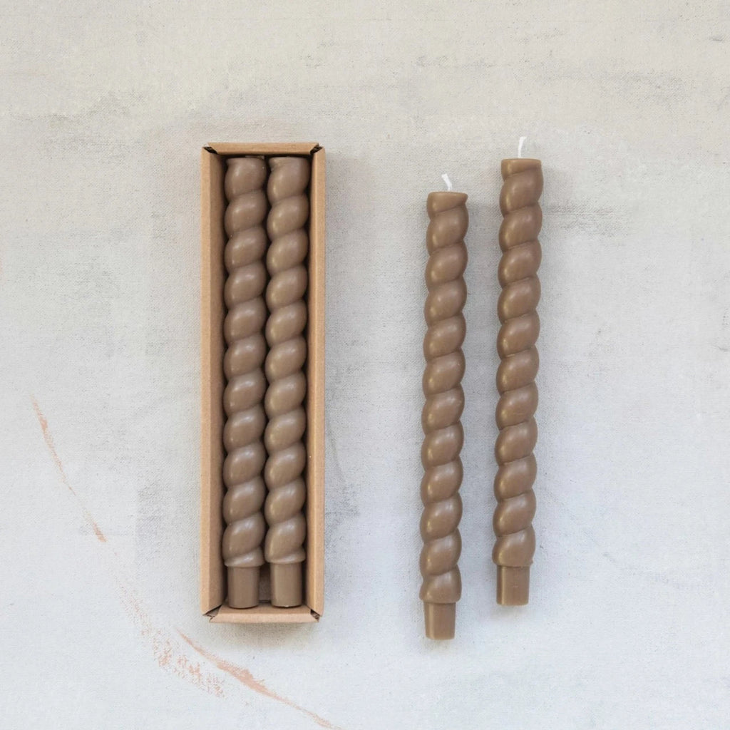 Hollowood at Home Twisted Taper Candles