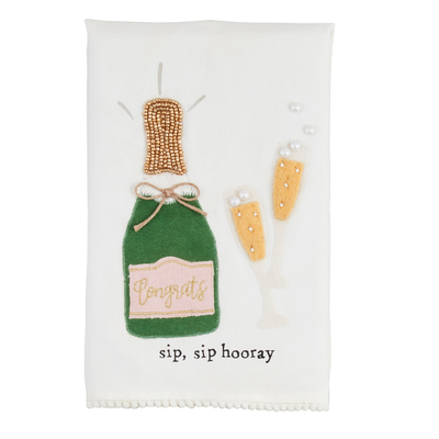 Wedding Beaded Towel