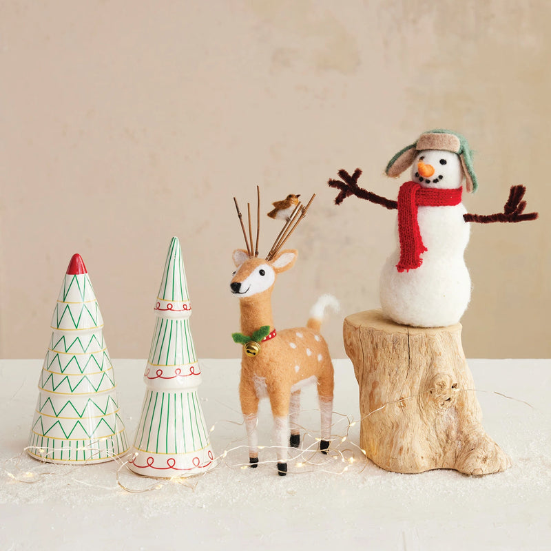 Holiday Cheer Ceramic Trees